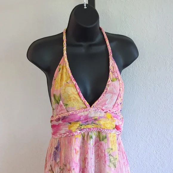 ๐โจ NWT Rococo sand tiered Leona maxi dress size M - Picture 3 of 12